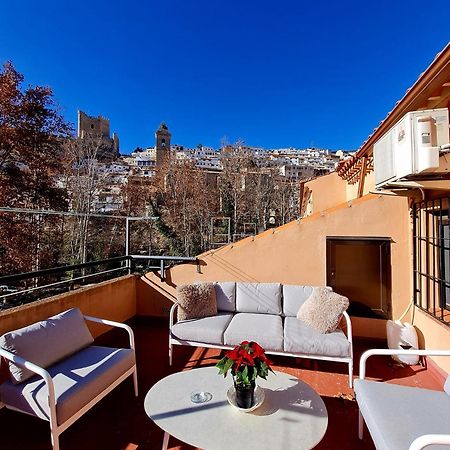 Apartamentos Los Robles Alcala del Jucar Eksteriør billede
